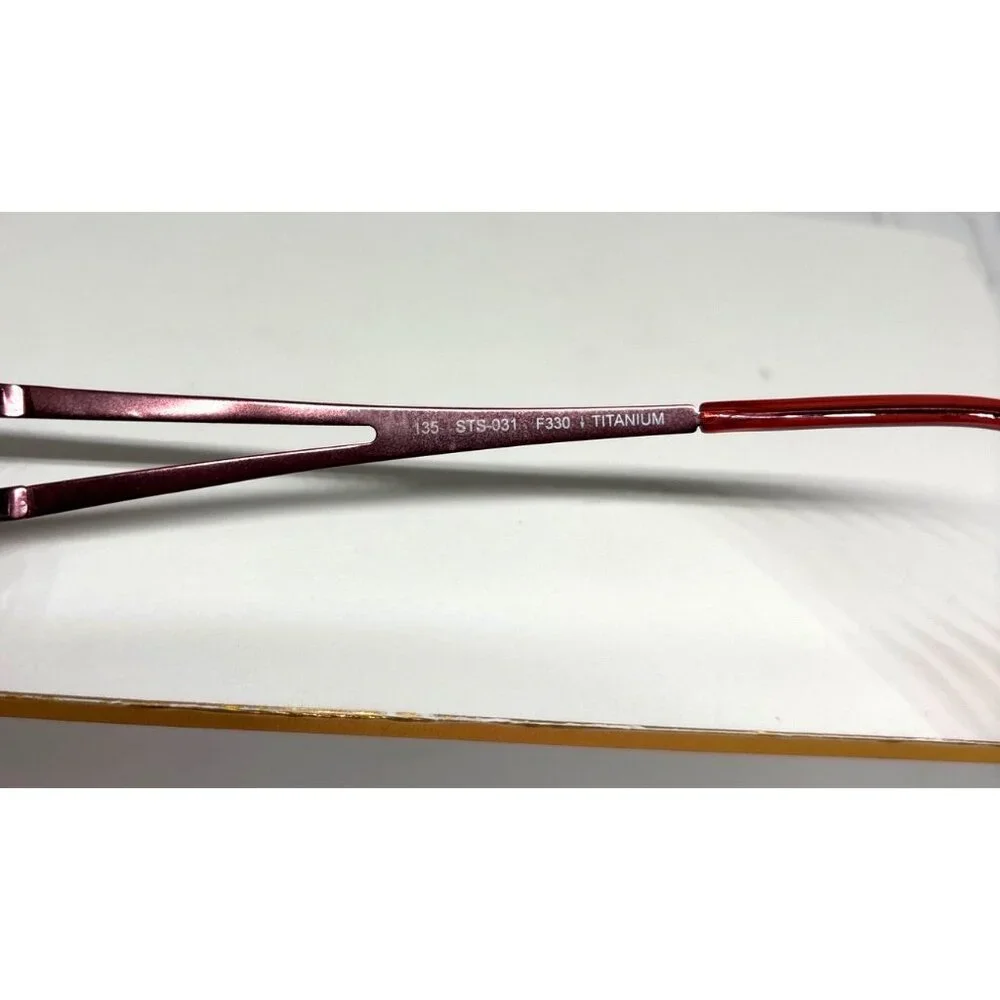 Stepper S 135 STS-031 F330 Red Rectangular Titanium Frame Frames Only!! Preowned